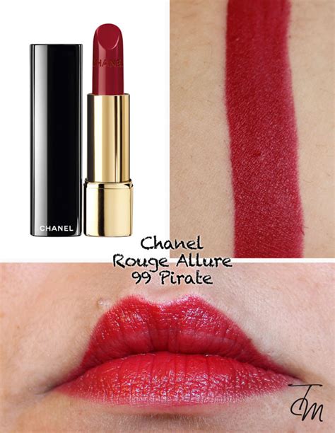 chanel rouge allure 99 pirate|Chanel pirate allure review.